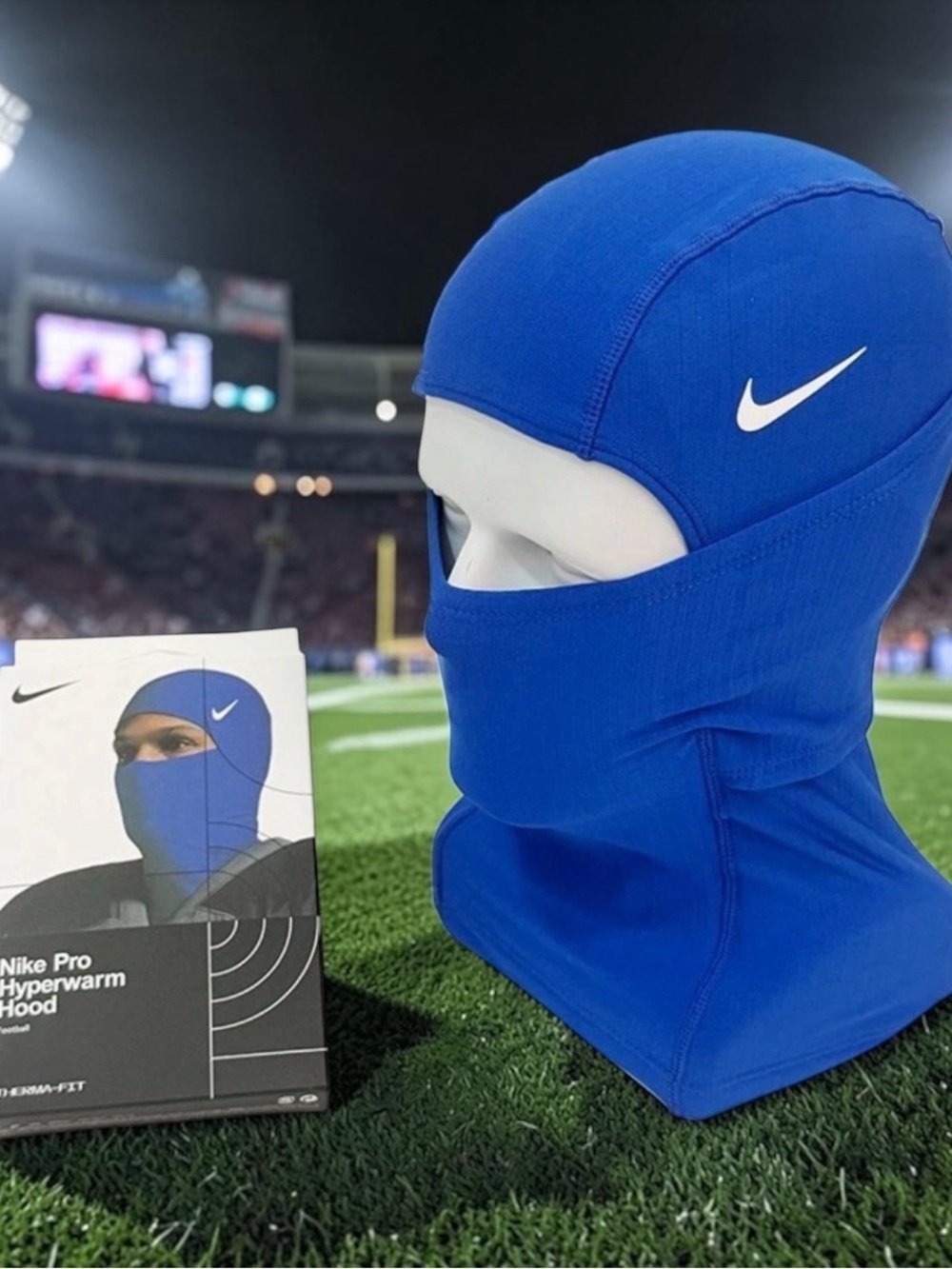 💙 Nike Pro Hyperwarm Therma-FIT Hood – Blue Balaclava Ski Mask 💙